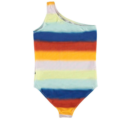 Traje de baño asimétrico de arcoíris -Molo
