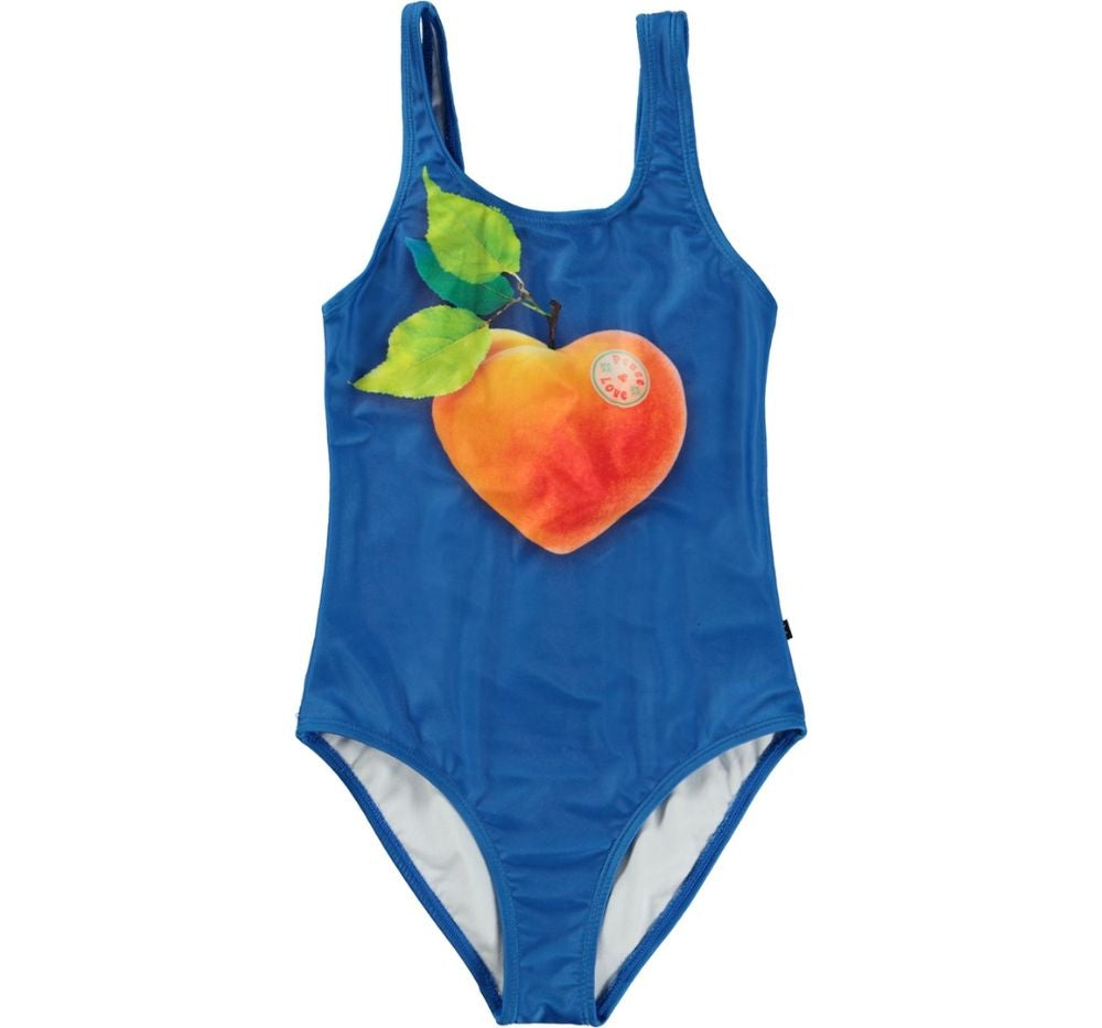 Traje De Baño Azul Durazno