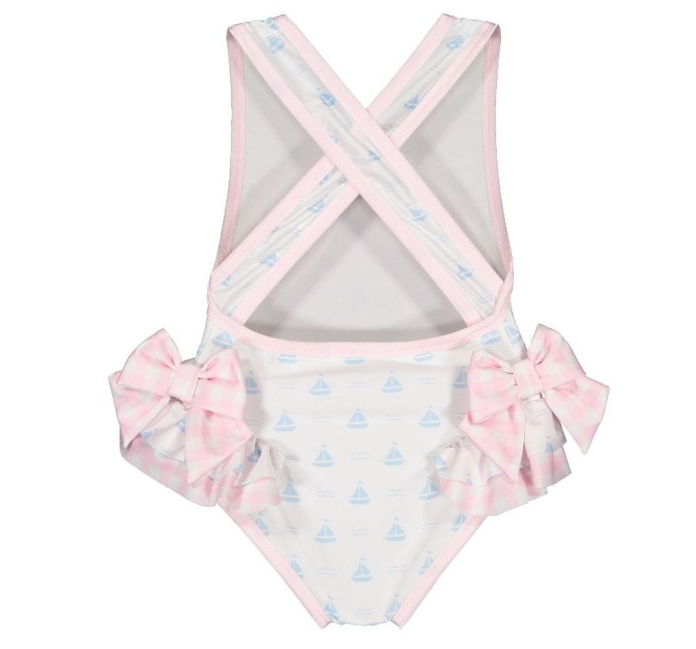 Blue Sailboats Swimsuit