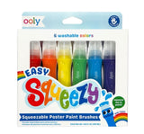 6 Washable Colors Easy Squeezy