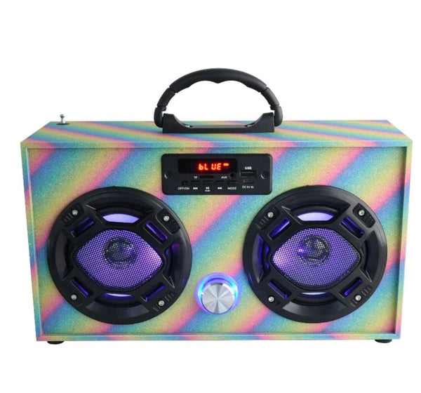 Bocina Brillos Bluetooth con Luces Led