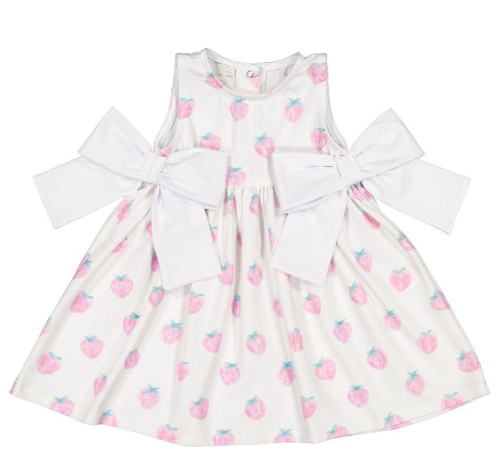 Classsic Strawberries A-Line Dress