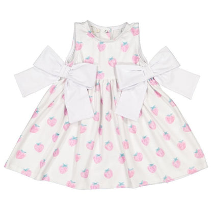 Classsic Strawberries A-Line Dress