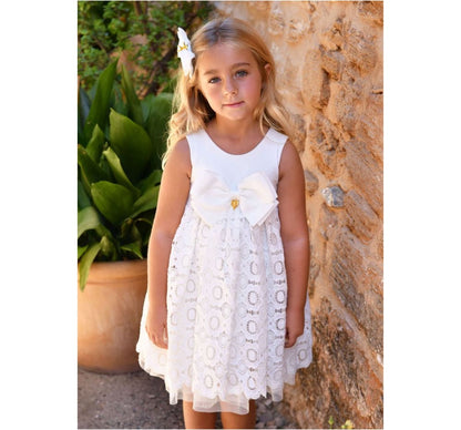 Corella Lace Dress Snowdrop
