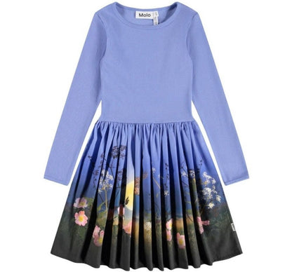 Vestido Estampado Poplin Moonrise