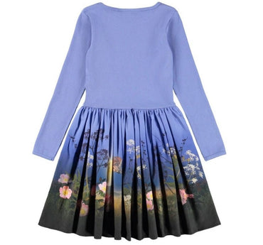 Vestido Estampado Poplin Moonrise