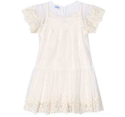 Vestido Tul Bordado