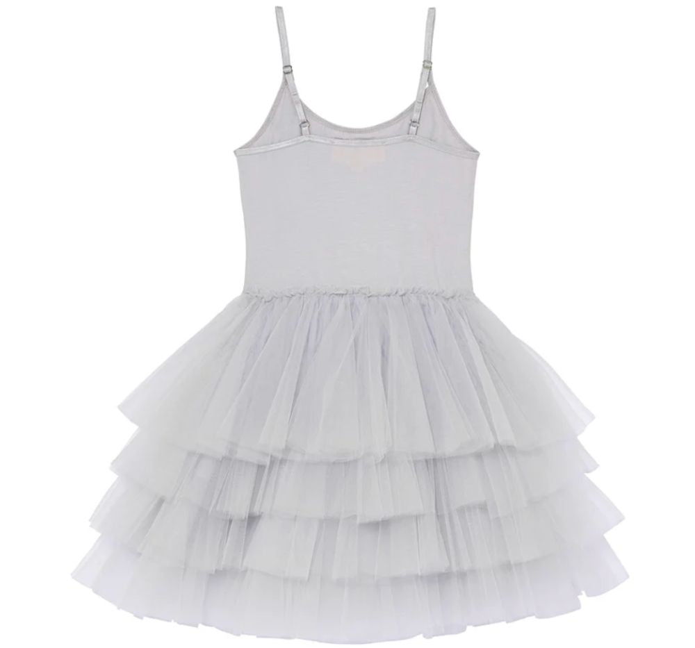 Vestido Tutu Feathered Garden Moonstone