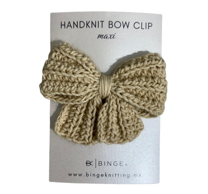 Bow Clip Maxi Ivory