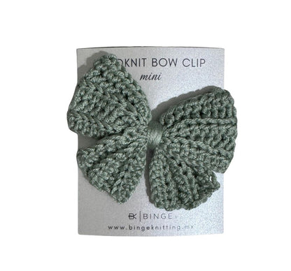 Bow Clip Mini Mint