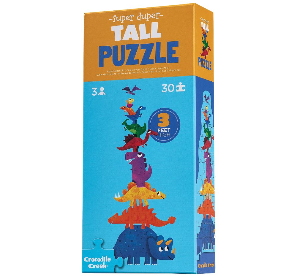 30 Pc Super Duper Tall Puzzle Dinosaur