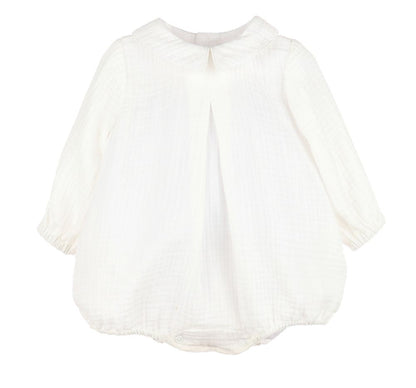 Cuddle Cotton Boy Bubble White
