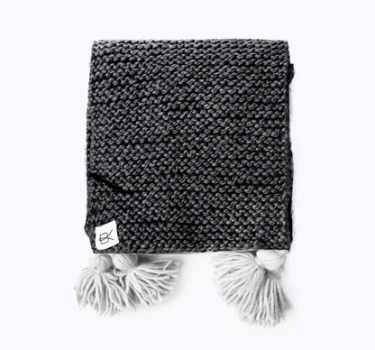 Bufanda Tassel - Binge Knitting