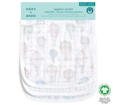 Above The Clouds 3Pack Organic Snap Bibs
