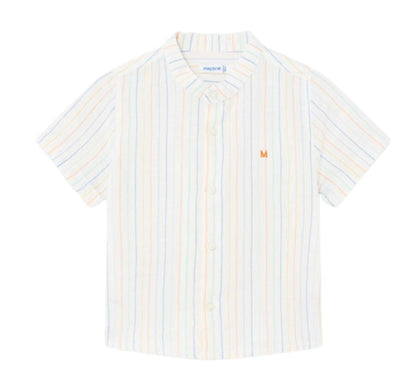 Camisa Cuello Lino Multi