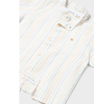 Camisa Cuello Lino Multi
