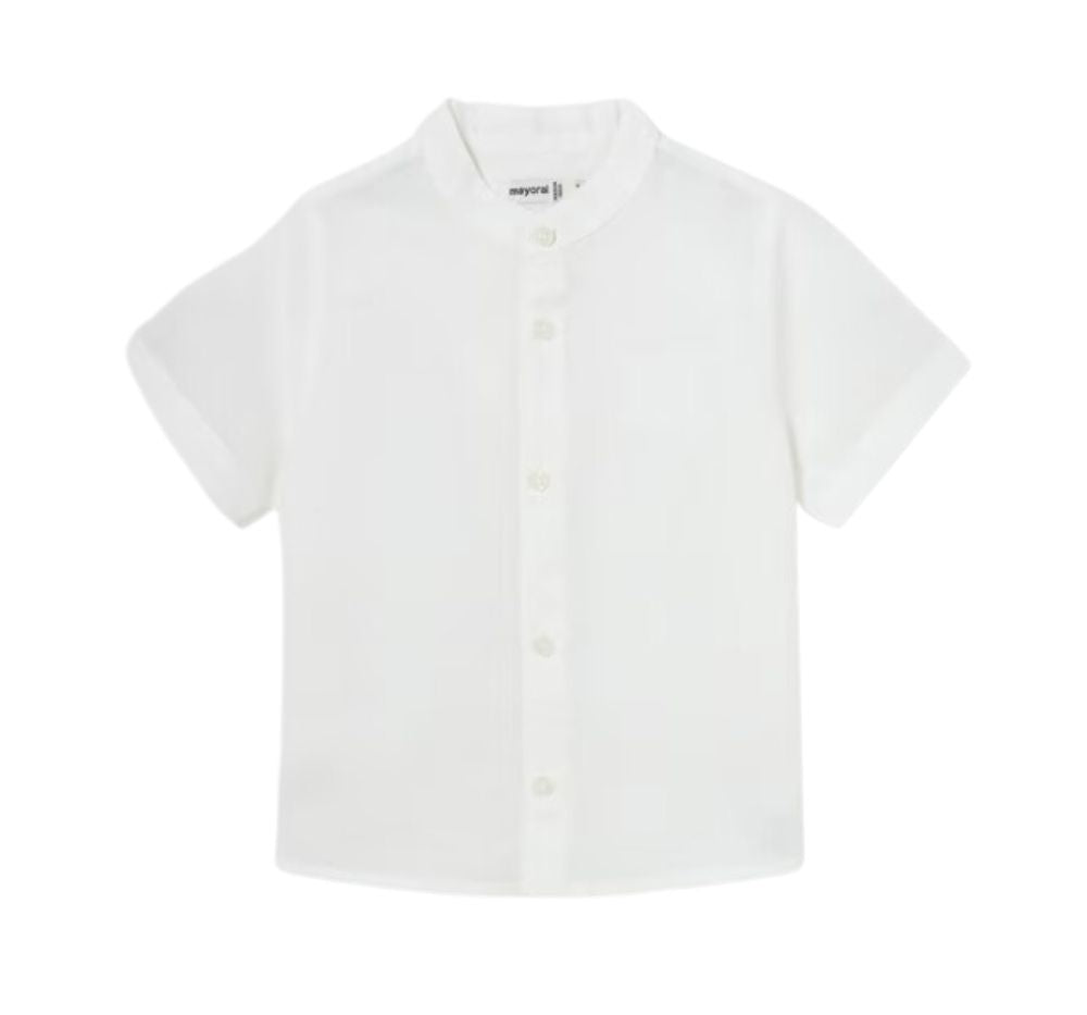 Camisa Cuello Mao Blanco