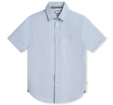 Camisa Manga Corta Azul