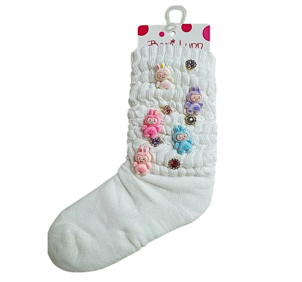 Charm Socks White
