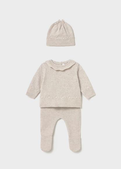 Conjunto Polainas & Gorro Milk Vigore