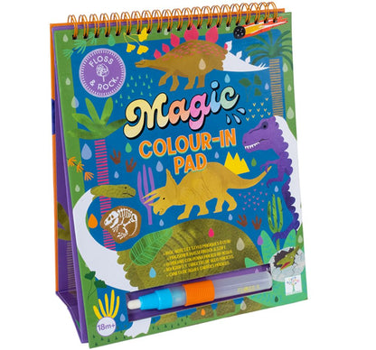 Magic Colour-In Pad Dinosaurs