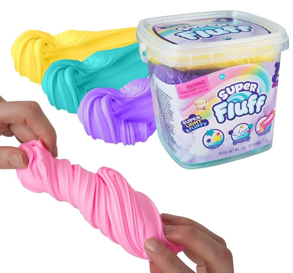 Super Fluff Yellow-Purple-Pink-Turquiose
