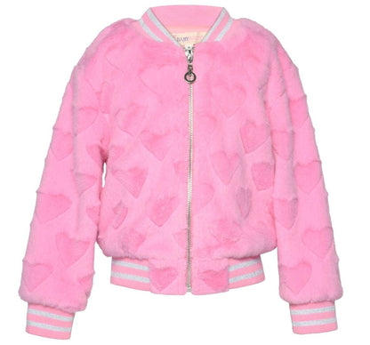 Chamarra Peluche Corazones