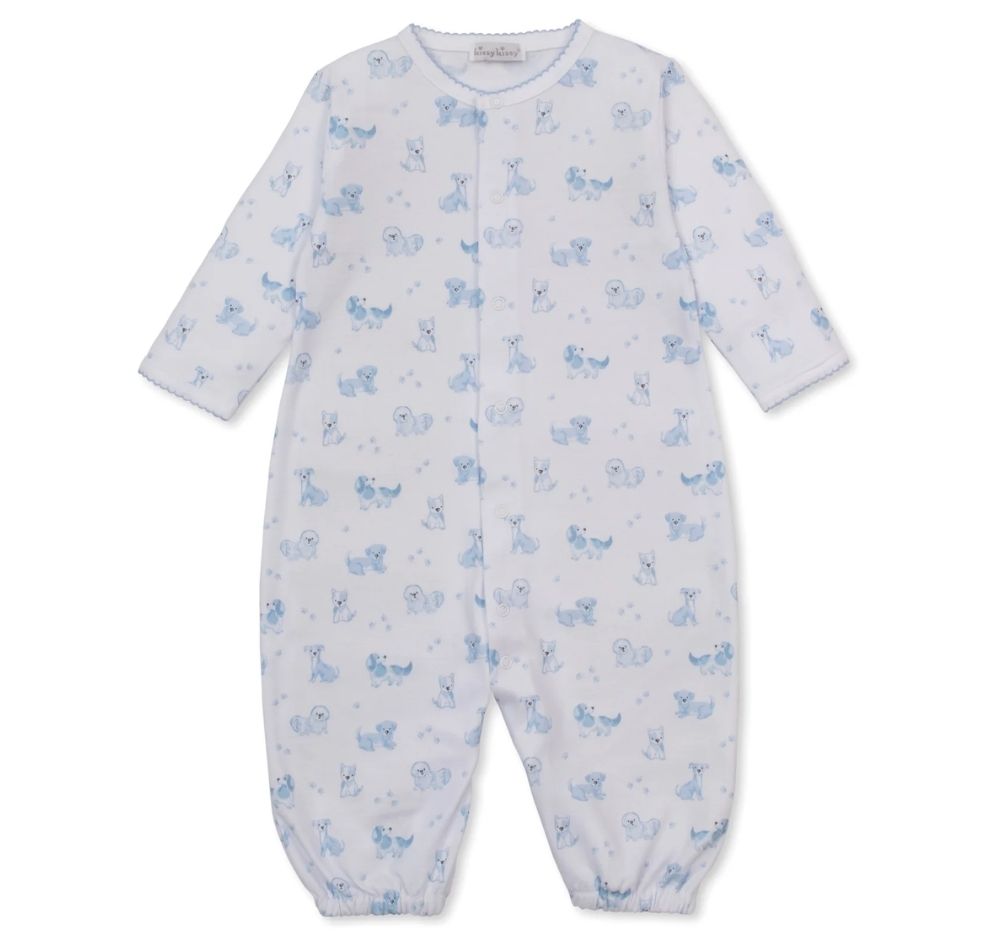 Conv Gown Puppy Paws Lt. Blue