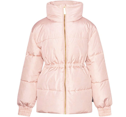Hally Papillion Quilted Jacket Pink With Butterfly