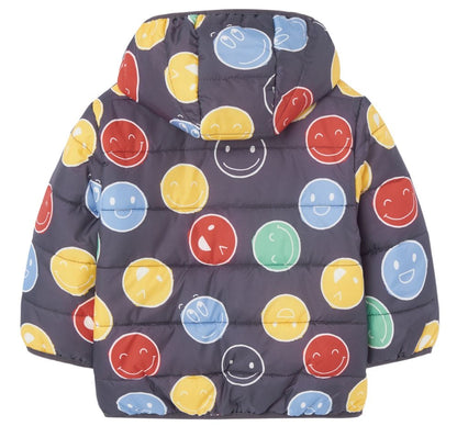 Smile Face Jacket Grey