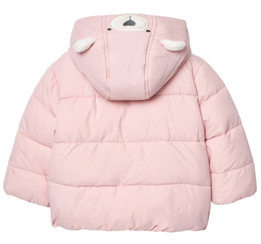 Teddy LS Puffer Jacket Pink
