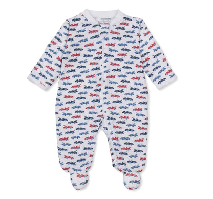 Footie Zip PRT PJs Speedy Racecars