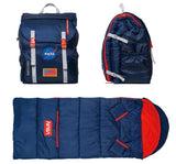 Sleep-N Pack Sherpa Big Kid Nasa Blue