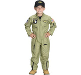 Jr Fighter Pilot Suit With Embroidered Cap 4-6