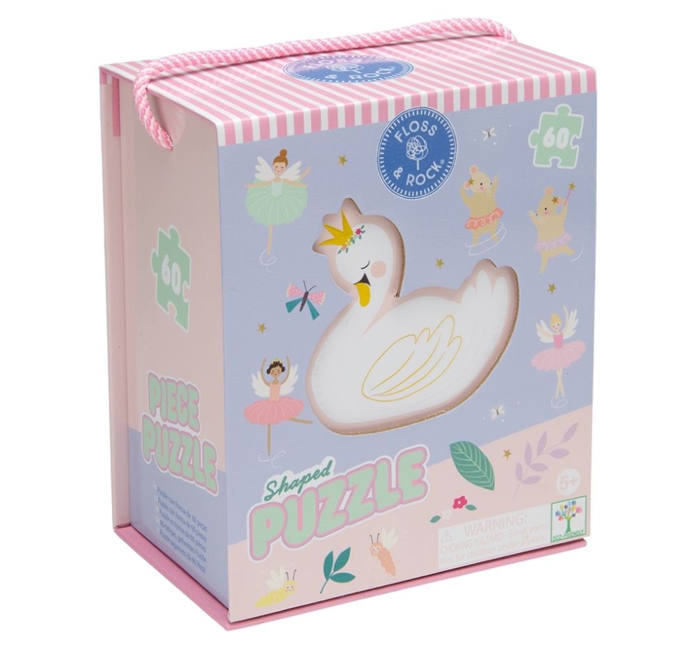 60 PC Shaped Puzzle Swan Lake