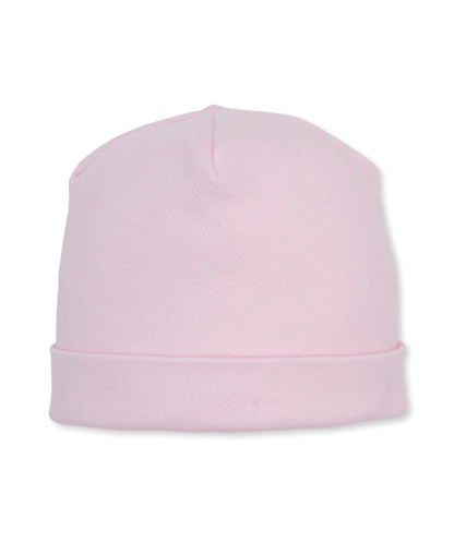 Jacquard Hat Baby Blessings Pink