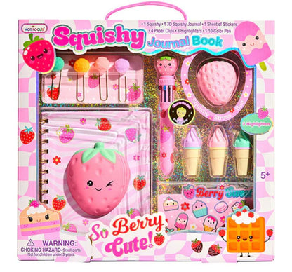 Squishy Journal Book Strawberry
