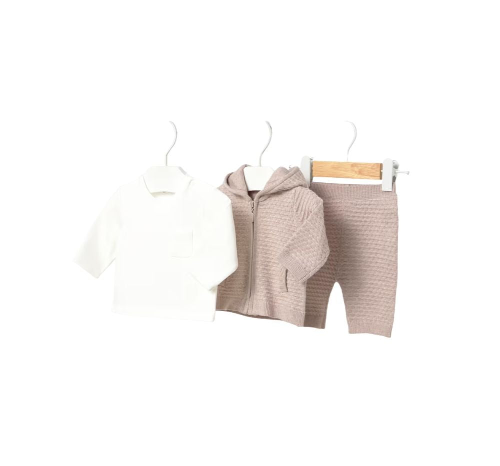 Conjunto Tricot 3pc Moca Vigore