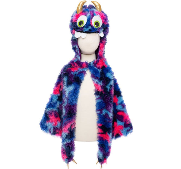 Goober The Monster Cape Blue/Purple 4-6