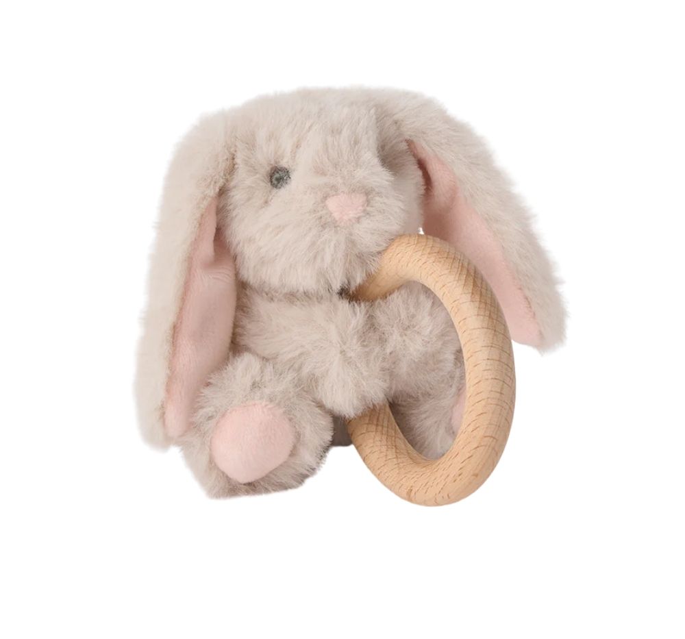 Ring Rattle Plush Bunny