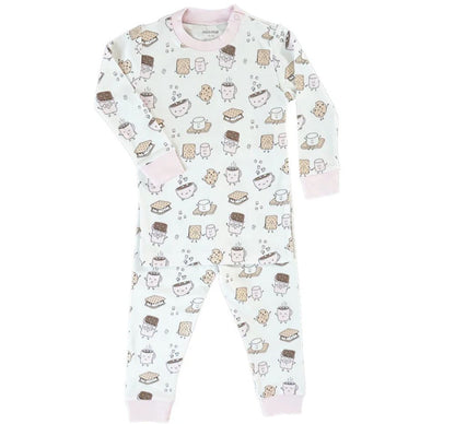 Two Piece PJ Smores Pink