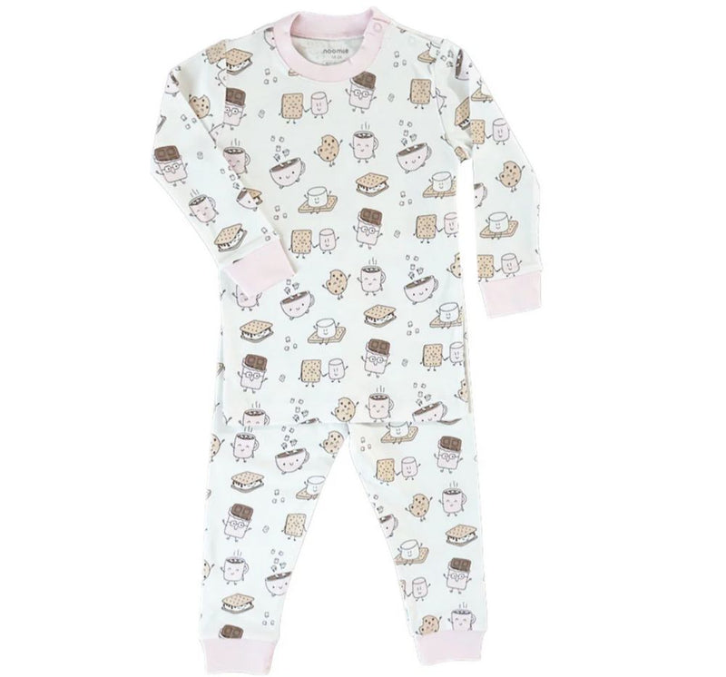 Two Piece PJ Smores Pink