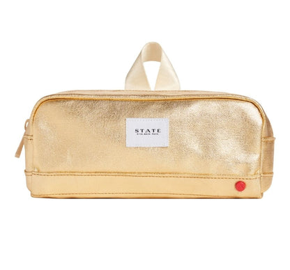 Clinton Pencil Case - Gold