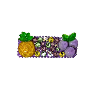 Crystals Snap Clip Pineapple-Grape