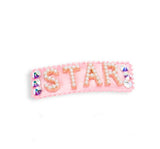 Crystallized Pearl World Snap Clips Star