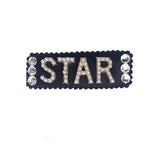 Crystallized Pearl World Snap Clips Star