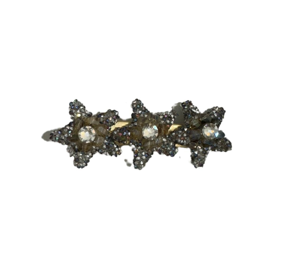 Crystallized 3D Star Silver