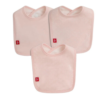 Pin Dot Pink Bib 3-Pack
