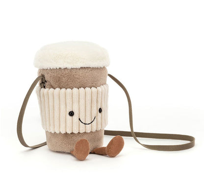 Amuseables Perkle Coffee Shoulder Bag