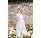 Alicorn Dress With Wings & Headband 3-4